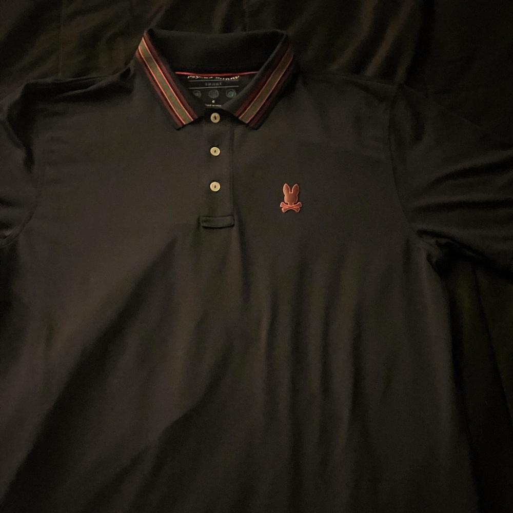 USED Psycho Bunny Shirt polo size medium